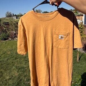 Carhartt Men's Short Sleeve Tee in Orange